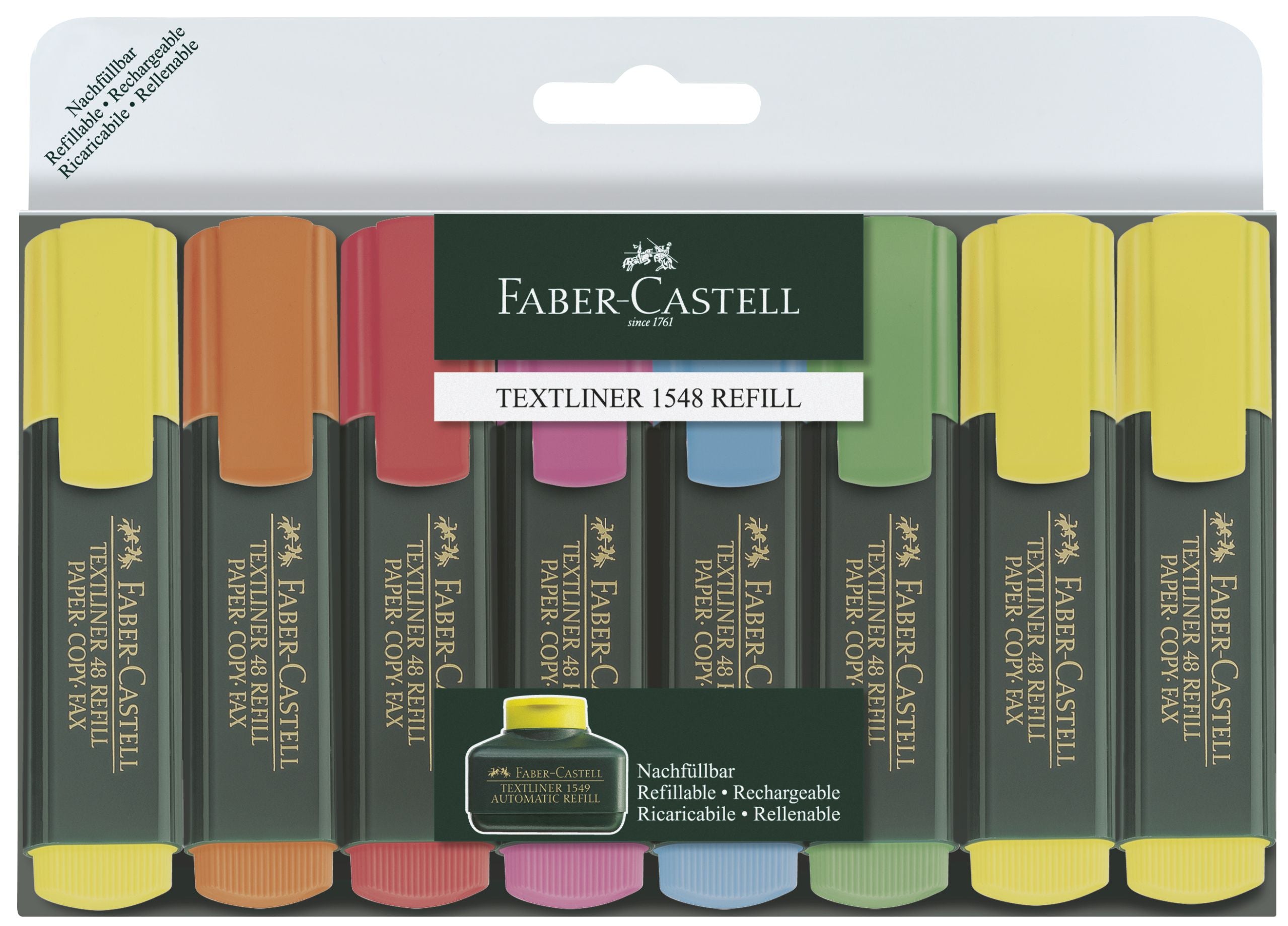TEXTMARKER SET 8 1548 FABER-CASTELL TEXTMARKER SET 8 1548 FABER-CASTELL